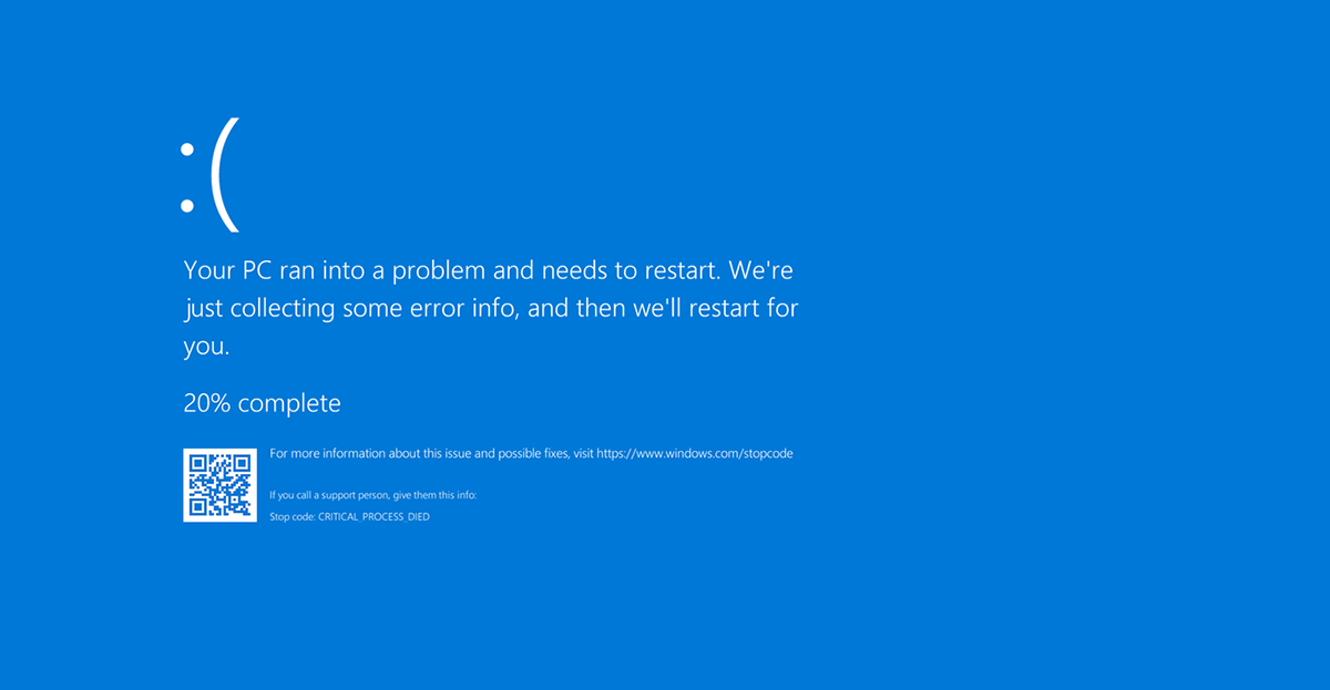 ویندوز Blue Screen